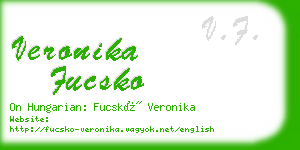 veronika fucsko business card